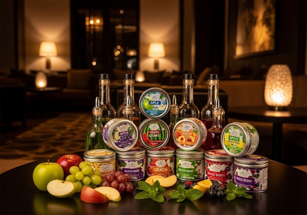 シーシャフレーバーの種類と選び方の基本