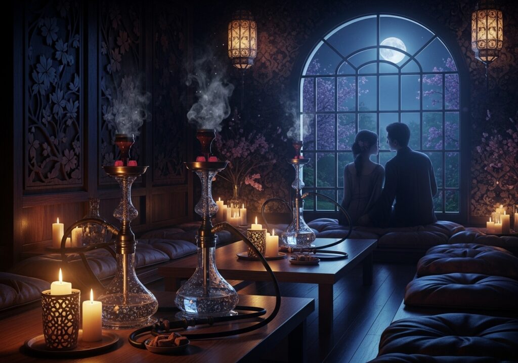 シーシャバーの空間と香り